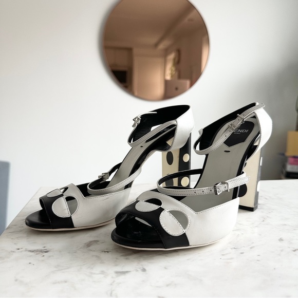 FENDI Polka Dot Sandals (Size 7.5) - Picture 4 of 15